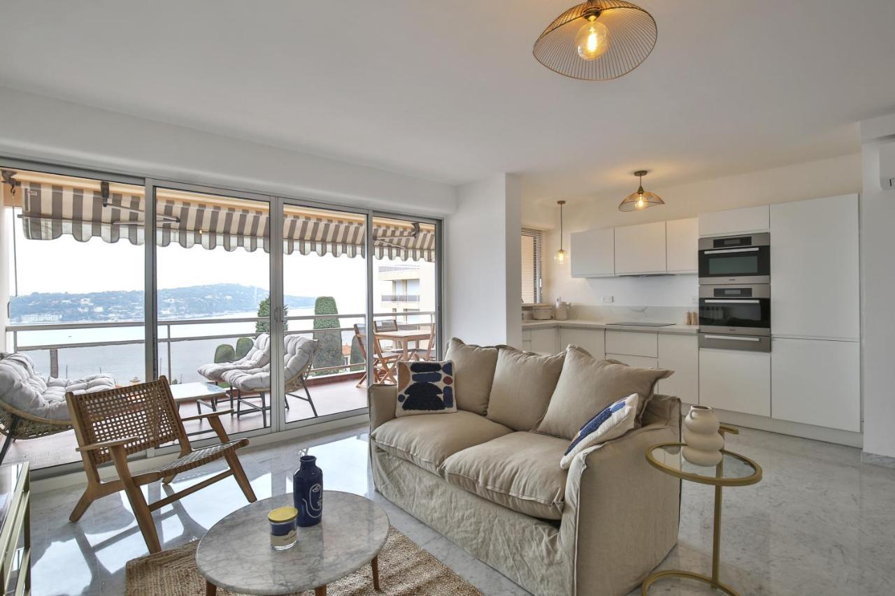 Sublime Appartement Vue Mer. Parking/Piscine/Clim Villefranche-sur-Mer Luaran gambar